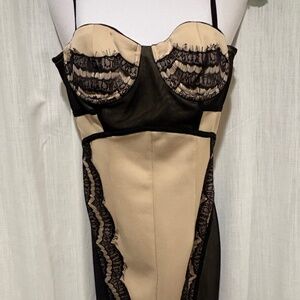 Blaque Label corset lace bandage dress
